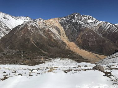 manzara, dağ kar ve doğa