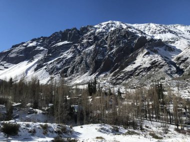manzara, dağ kar ve doğa