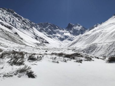 manzara, dağ kar ve doğa