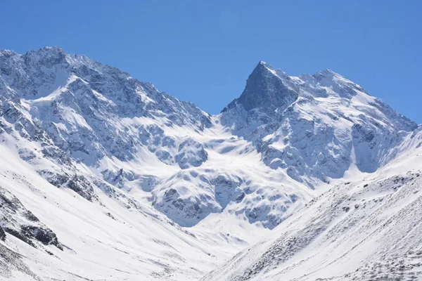 Paesaggio Neve Montagna Natura — Foto Stock