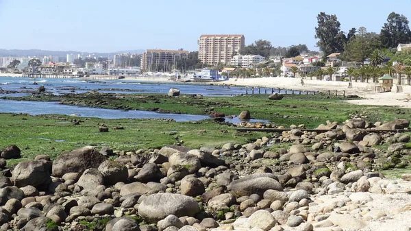 Landscape, beach, rocky cliff, seaside and nature