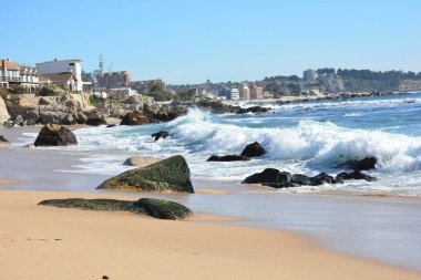 Peyzaj ve plaj Şili