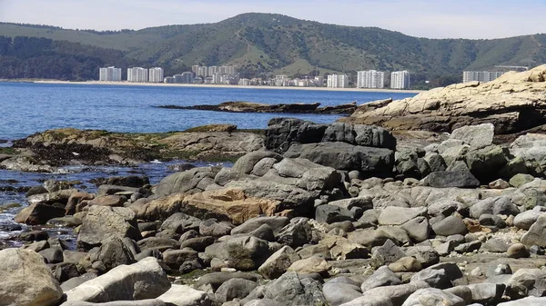 Manzara, kayalık plaj ve sahil