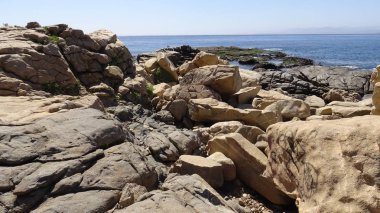 Manzara, kayalık plaj ve sahil