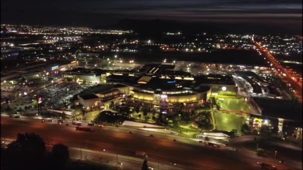 Santiago Şili Deki Bir Alışveriş Merkezi Havadan Görünümü — Stok video