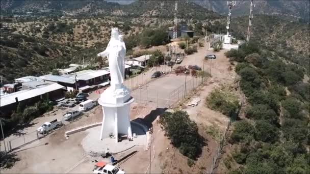 Luftaufnahme Eines Parks Und Eines Stadtbildes — Stockvideo