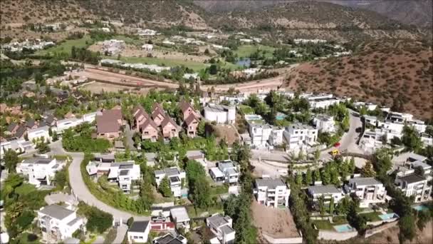 Vista Aérea Parque Paisagem Urbana — Vídeo de Stock