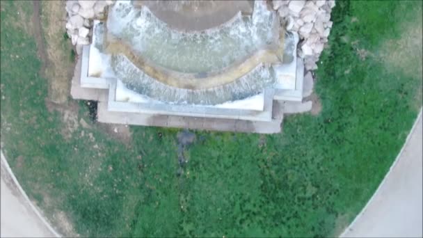 Vue Aérienne Parc Une Fontaine — Video