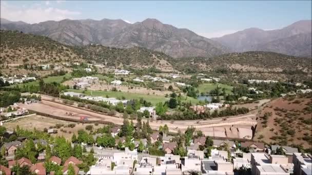 Vista Aérea Parque Paisagem Urbana — Vídeo de Stock