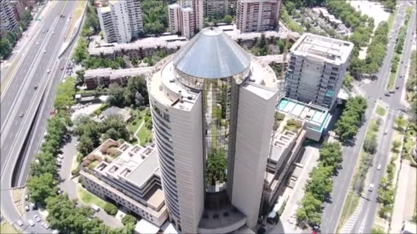 Bir Şehir Binaların Havadan Görünümü — Stok video