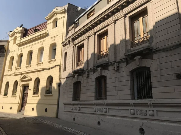 Испанская Архитектура Здания Сантьяго — стоковое фото