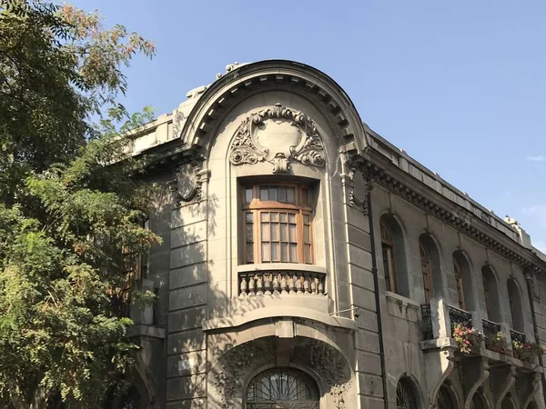 Arquitetura Espanhola Edifícios Santiago Chile — Fotografia de Stock