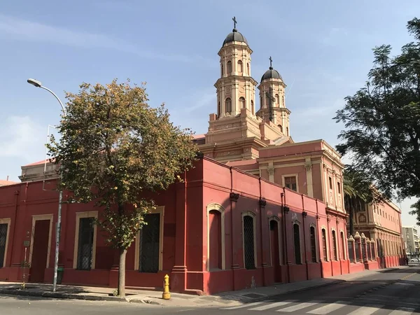 Arquitetura Espanhola Edifícios Santiago Chile — Fotografia de Stock