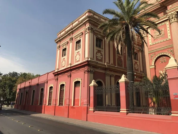 Arquitetura Espanhola Edifícios Santiago Chile — Fotografia de Stock