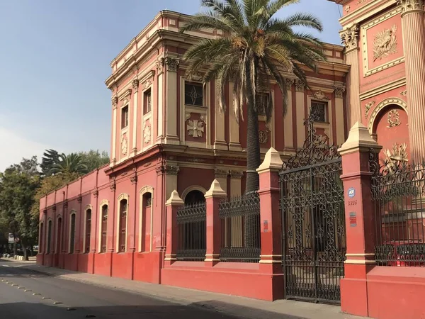 Arquitetura Espanhola Edifícios Santiago Chile — Fotografia de Stock