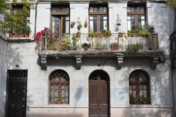 Spaanse Architectuur Bouw Santiago Chili — Stockfoto