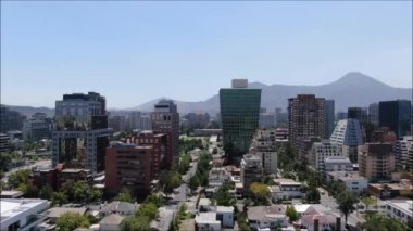 Şili'deki şehir ve binaların havadan görüntüleri