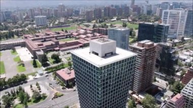 Şili'deki şehir ve binaların havadan görüntüleri