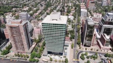 Şili'deki şehir ve binaların havadan görüntüleri