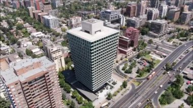 Şili'deki şehir ve binaların havadan görüntüleri