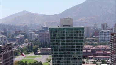 Şili'deki şehir ve binaların havadan görüntüleri