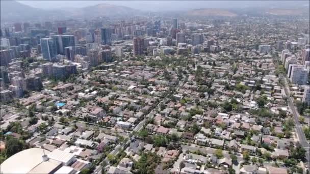 Imágenes Aéreas Ciudades Edificios Chile — Vídeos de Stock