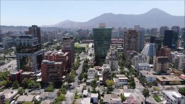 Imágenes Aéreas Ciudades Edificios Chile — Vídeo de stock