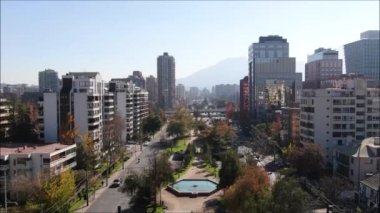 Bina ların havadan görünümü ve şehir