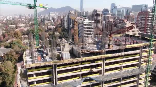 Bina Ların Havadan Görünümü Şehir — Stok video