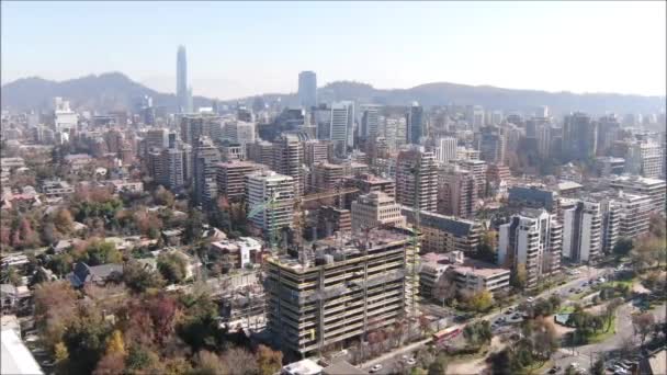 Vista Aérea Los Edificios Construcción Ciudad — Vídeo de stock