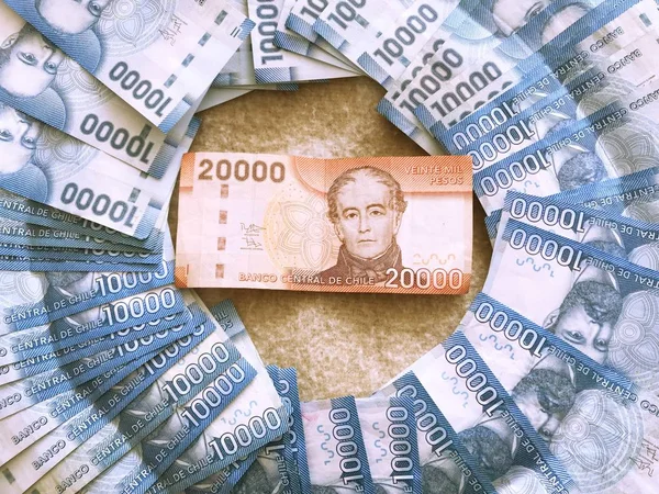 Chilenische Pesos Banknoten — Stockfoto