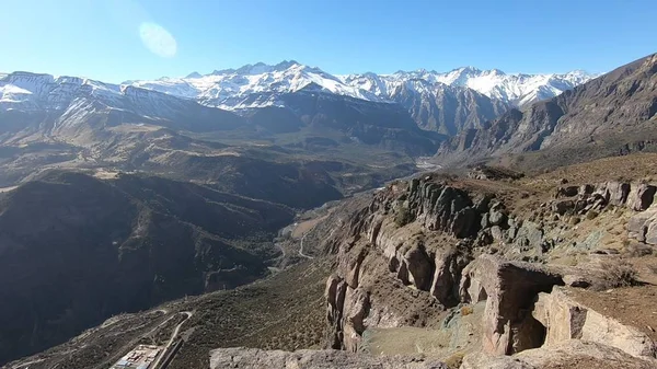 Dağların Vadinin Manzarası — Stok fotoğraf