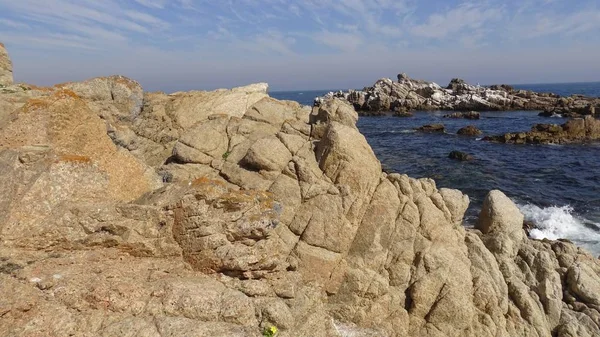 Paisaje Playa Rocosa Naturaleza — Foto de Stock