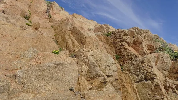 Paesaggio Spiaggia Rocciosa Natura — Foto Stock