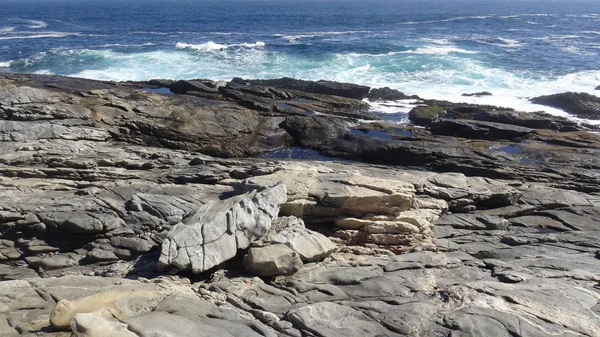 Paisaje Playa Rocosa Naturaleza — Foto de Stock