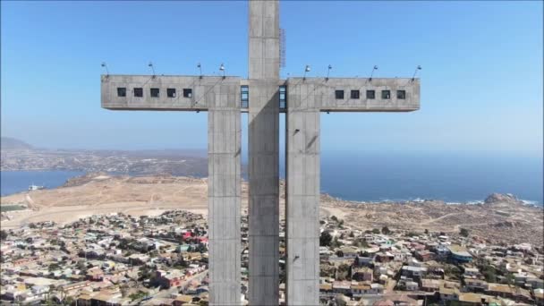 Aerial View Architecture Nature Landscape — Stock Video