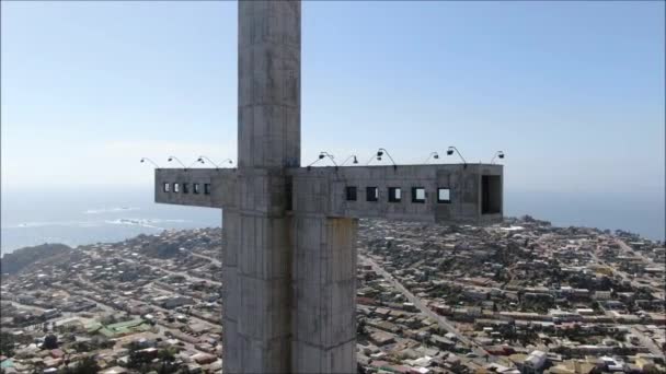 Mimarinin Doğanın Manzaranın Havadan Görünümü — Stok video