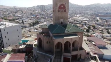 Mimarinin, doğanın ve manzaranın havadan görünümü