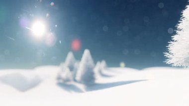 Kaydırma, 4 k güzel Noel ve arka plan xmas ağacı kar,