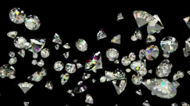 Yavaş hareket içinde uçan Diamonds, Luma mat bağlı