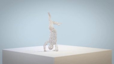 Soyut, içi boş hip hop dansçısı, Luma Matte