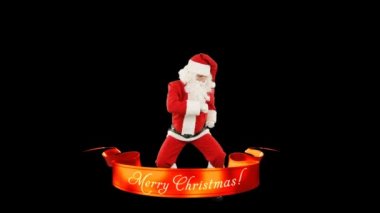 Noel Baba Dansı, Mutlu Noeller kurdelesi, Luma Matte takılı