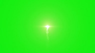 Yeşil havai fişek tatil arka planı, Yeşil Ekran Kromakey