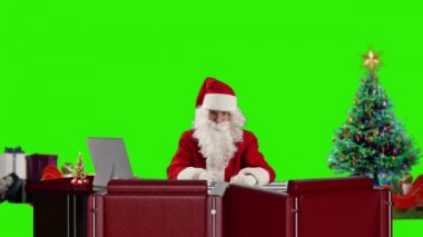 Noel Baba konuşuyor, Yeşil Ekran