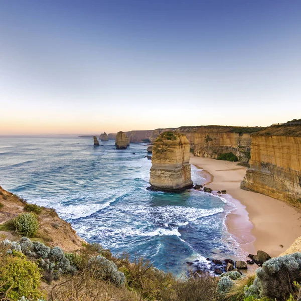 Dodici apostoli Victoria Australia all'alba — Foto Stock