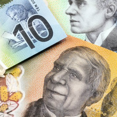 Avustralya Para Arka Plan Yeni Notlar