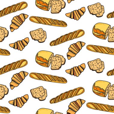 Sorunsuz bir şekilde ekmek desen.