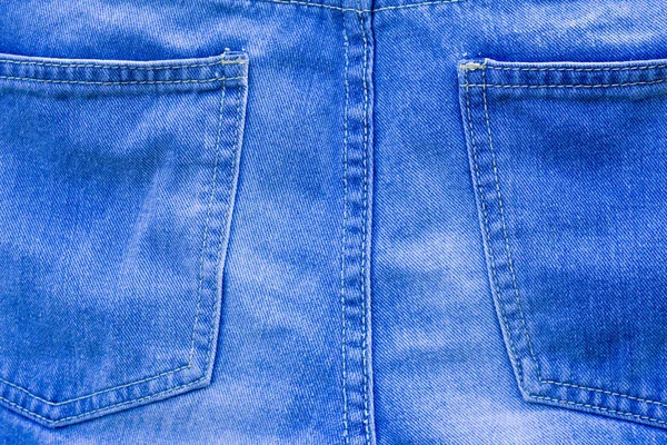 Jeans Azules Mojados Colgando Una Cuerda — Foto de Stock