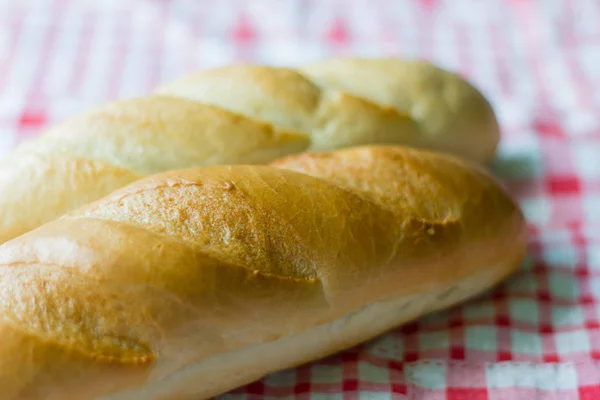 Baguettes Fraîches Gros Plan Sur — Photo