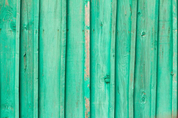 Old Green Painted Wooden Wall — Stock Photo, Image